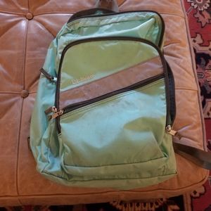 LL BEAN DELUXE BACKPACK MINT IN COLOR